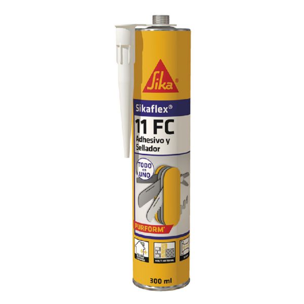 MASILLA POLIURETANO SIKAFLEX 11FC GRIS